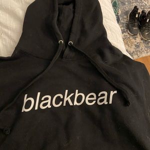 blackbear merch, size M, black hoodie